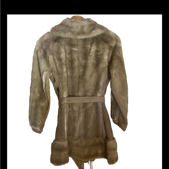 Luxury faux fur coat by Adolph Schuman for Lilli Ann - small / medium - Picture 7 of 14